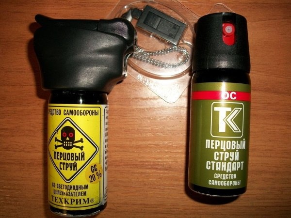 Перцовый баллончик для самообороны, выбор и применение