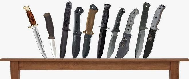 Различные типы ножей
