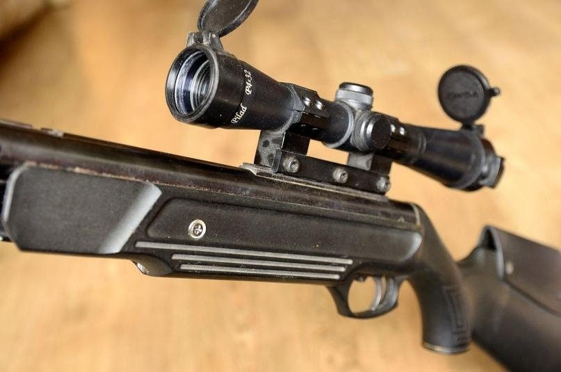 Пневматические винтовки с оптическими прицелами
