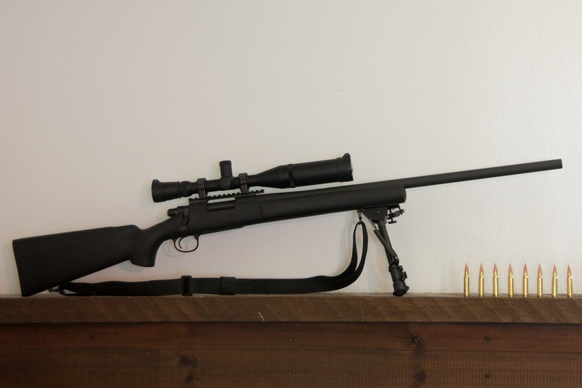 Remington 700 LTR с ремнем